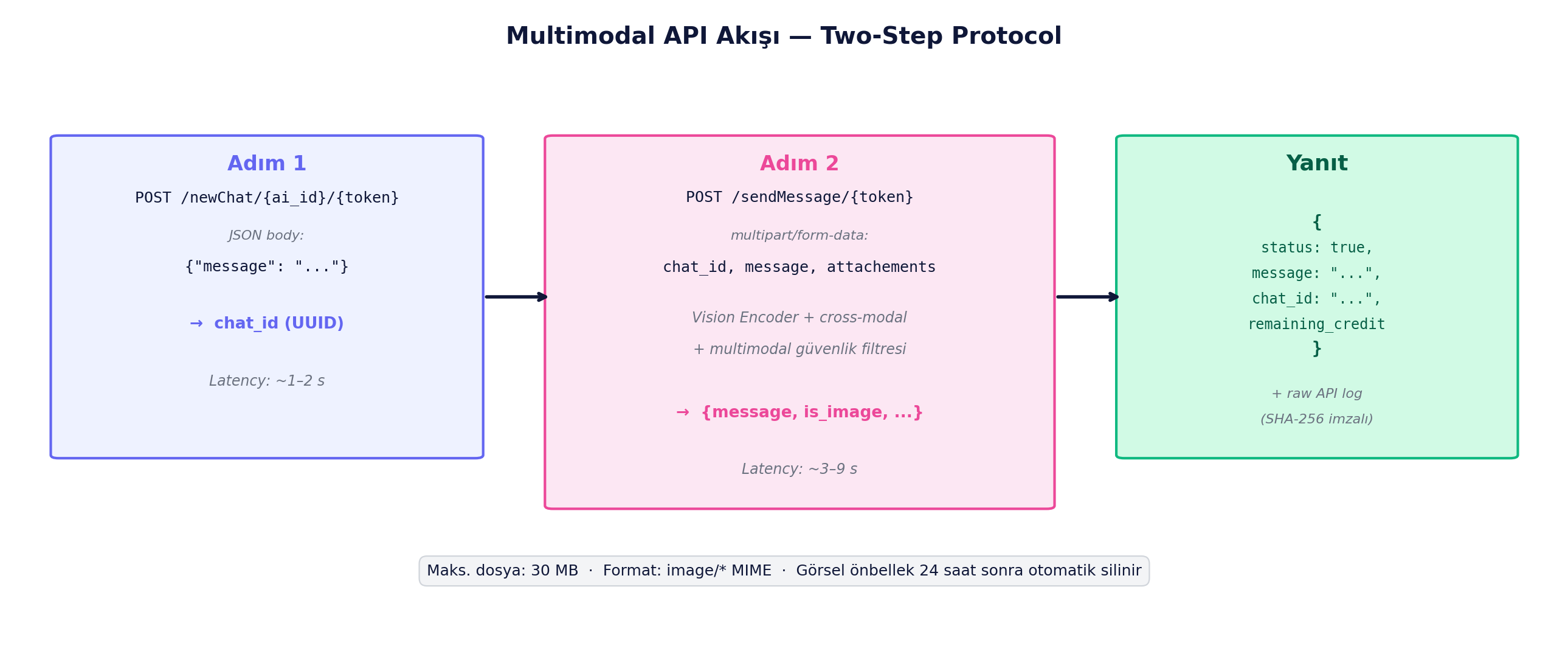 Multimodal API Akışı
